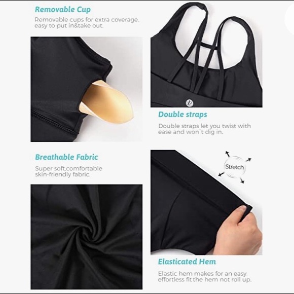 Devine Design Sexy Cool Smart Tech BLK Cross Back - Picture 6 of 7